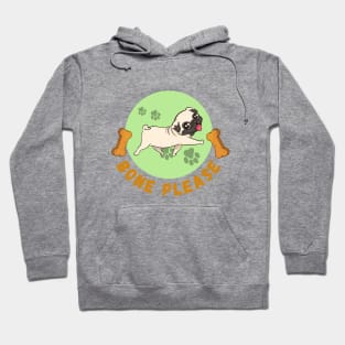 Bone please concept for dog lover Hoodie